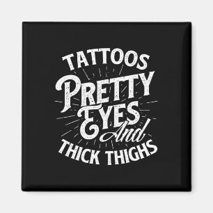 Imã Tatuagens Olhos Bonito E Coxas Espessas - Malhação