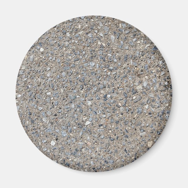 Imã Taupe Concrete Cement Blue Aggregate Sidewalk (Frente)