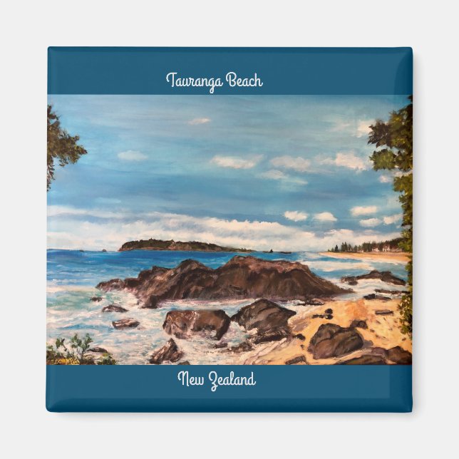 Imã Tauranga Beach, Magnet (Frente)