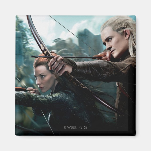 Imã TAURIEL™ e LEGOLAS GREENLEAF™ Movie Poster (Frente)