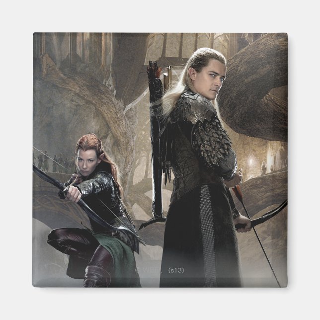 Imã TAURIEL™ E LEGOLAS GREENLEAF™ Movie Poster 2 (Frente)