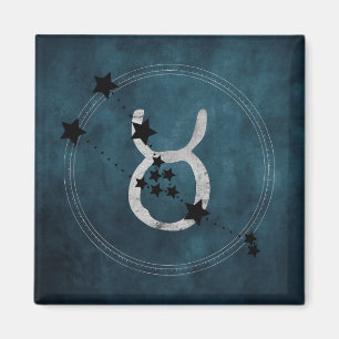 Imã Taurus, a constelação de zodíaco touro aflita