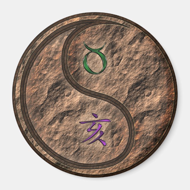 Imã Taurus & Earth Boar (Frente)