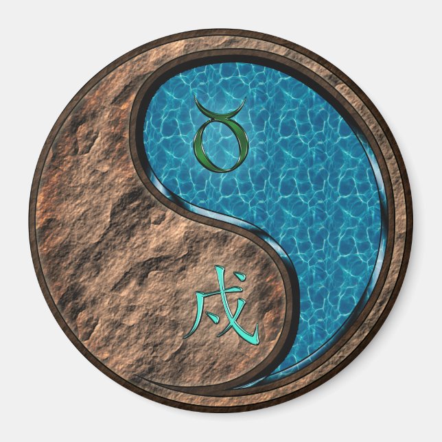 Imã Taurus & Water Dog (Frente)