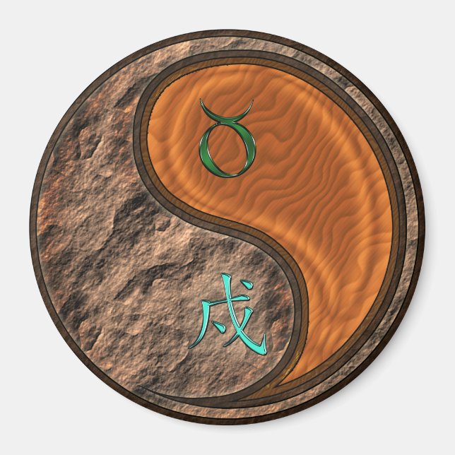 Imã Taurus & Wood Dog (Frente)