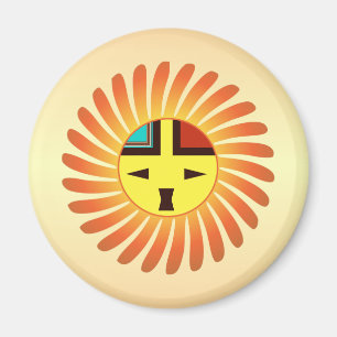 Imã Tawa Kachina - ímã do refrigerador de Sunface