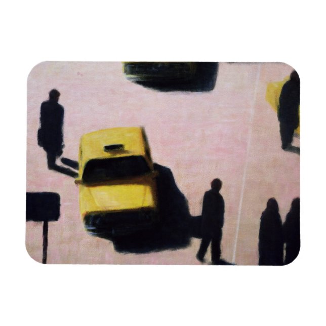 Ímã Táxis de Nova Iorque 1990 (Horizontal)