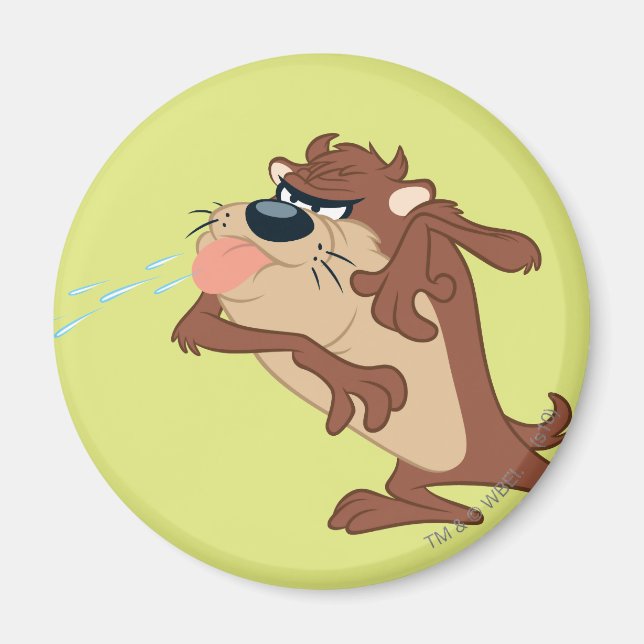 Imã TAZ™ saindo da língua (Frente)