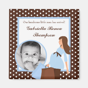 Imã {TBA} 2"x2" Blue Mod Mãe Polk Magnet