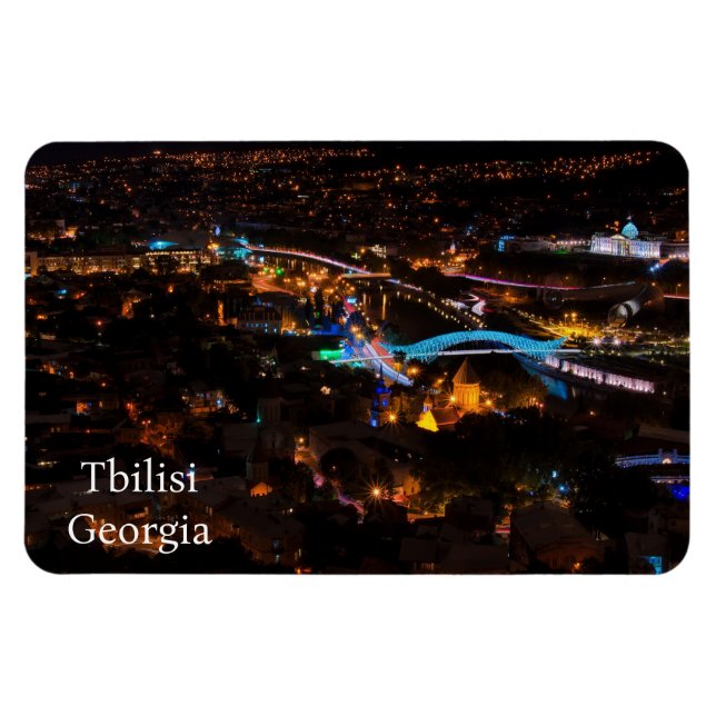 Ímã Tbilisi à noite (Horizontal)
