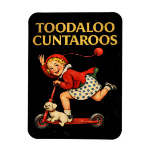 Ímã Tchau Cuntaroos Humor Retrô Engraçado Sarcástico