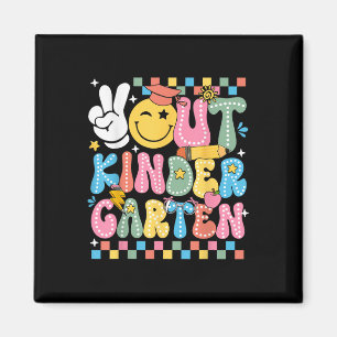 Imã Tchau Jardim de Infância Cara de Sorriso Hippie Úl