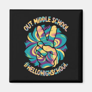 Imã Tchau Paz Ensino Médio Olá Escola Superior Tie Dye
