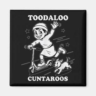 Imã Tchau tontos scooter engraçado garota atrevida