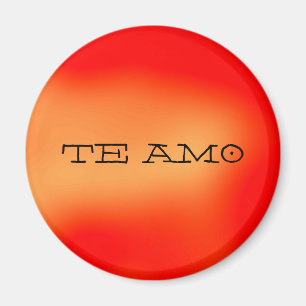 Imã TE AMO - ímã