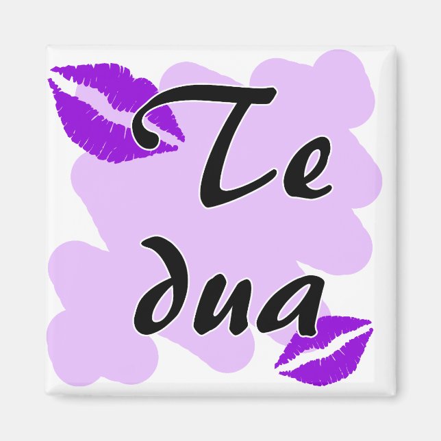 Imã Te dua - Albanês - Eu Te Amo (Frente)
