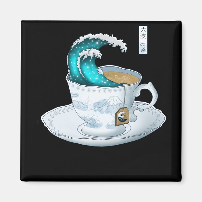 Imã Tea Excelente Wave Off Kanagawa (Frente)