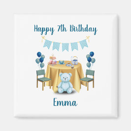 Imã Tea Party Birthday Magnet Gift