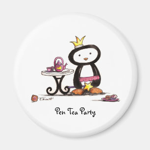 Imã Tea party da caneta