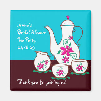Imã Tea Party Favor Magnets