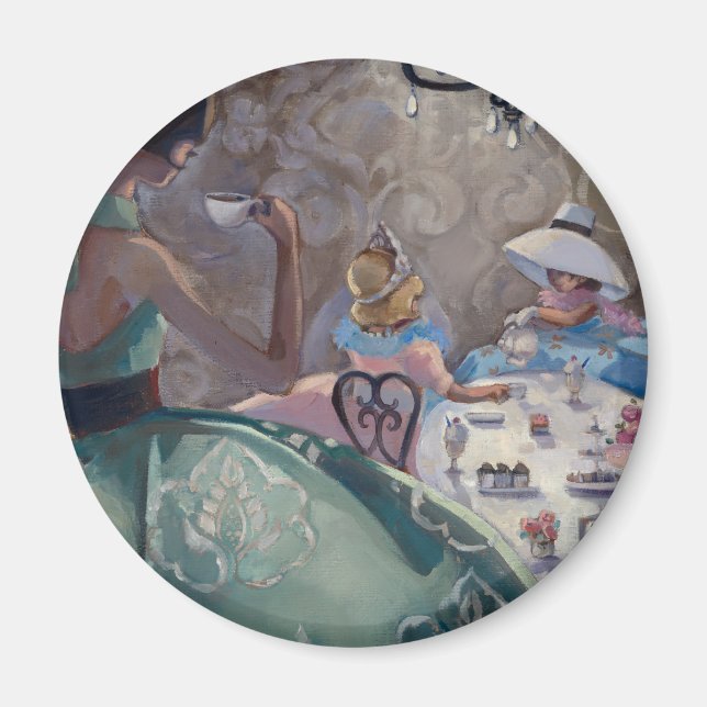 Imã Tea Party por Trish Biddle (Frente)