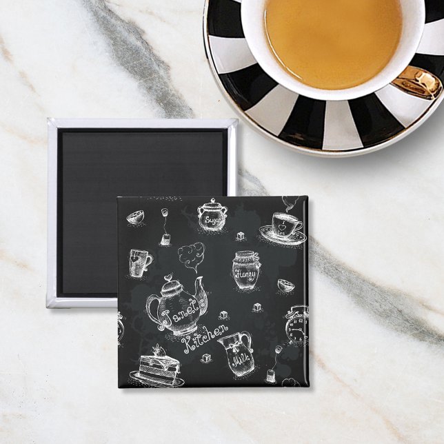 Imã Tea Time Black (Criador carregado)