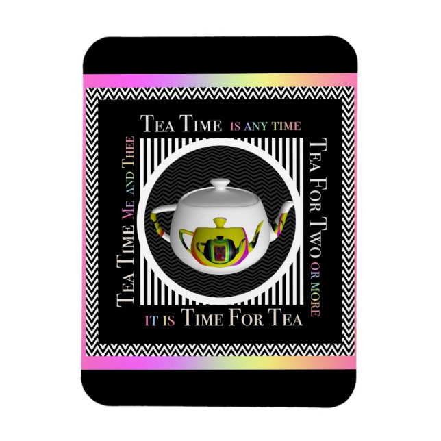 Ímã Tea Time  Refrigerator  (Vertical)
