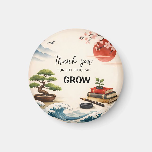 Imã Teacher Thank You Gift | End of School Year (Frente)