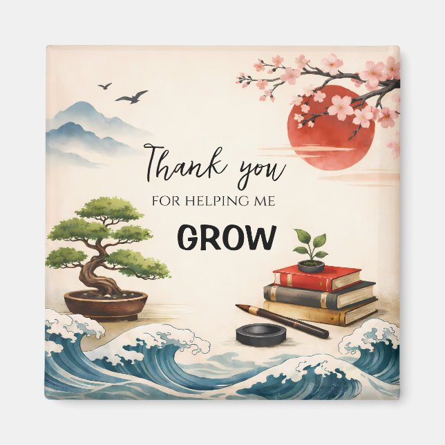 Imã Teacher Thank You Gift | End of School Year (Frente)