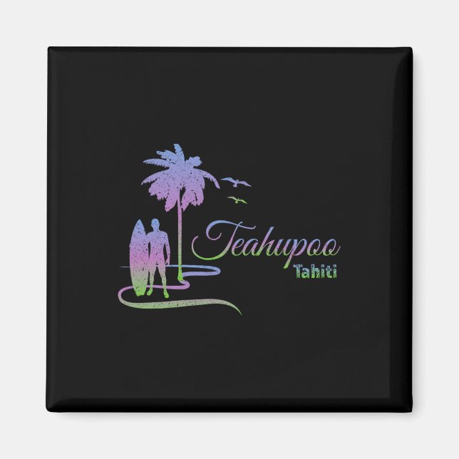 Imã Teahupoo Tahiti Surfando Polinésia Francesa  (Frente)