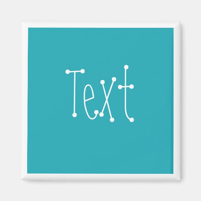 Imã Teal Blue (Frente)