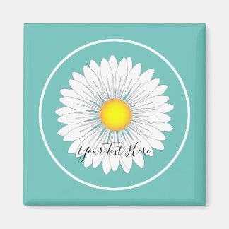 Imã Teal Bonito Little Daisy