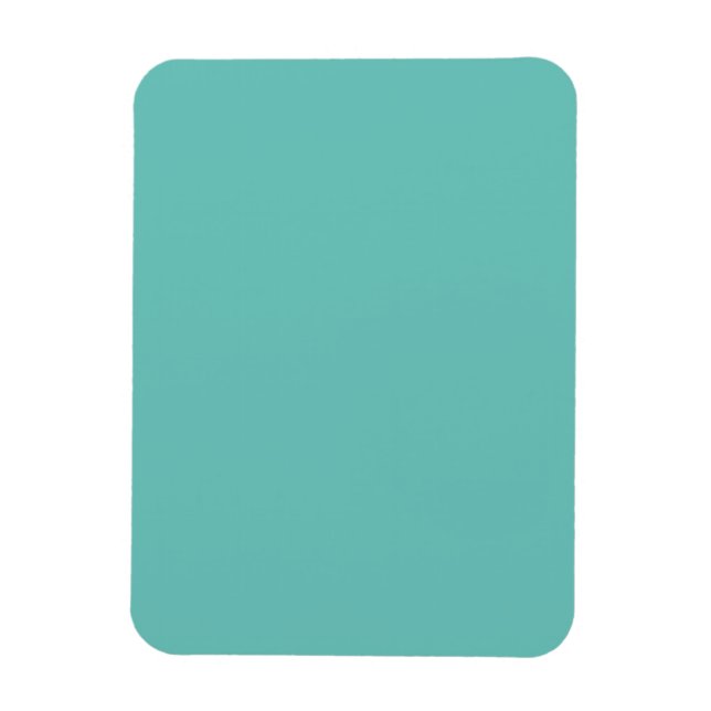 Ímã Teal Leve #6BC388, Meia Pelada (Vertical)