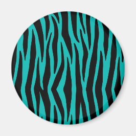 Imã Teal Zebra