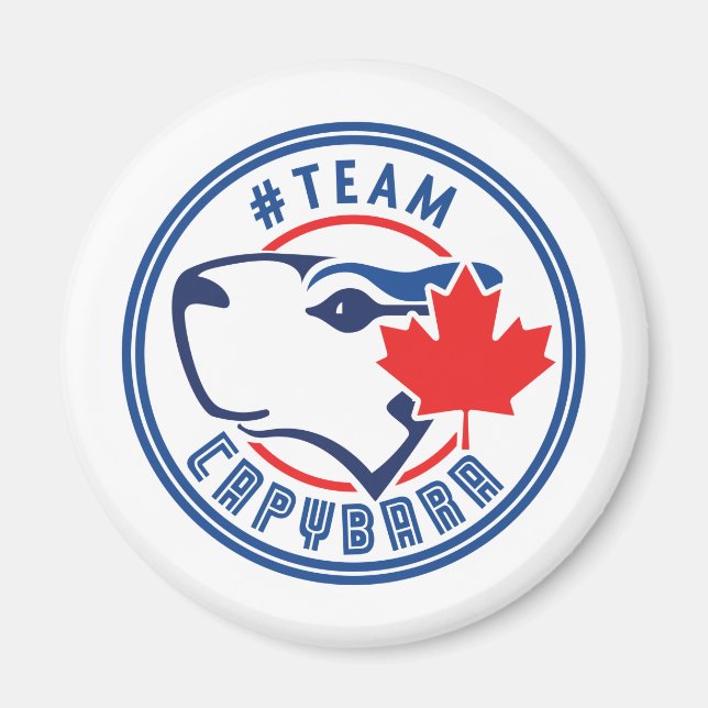 Imã Team Capybara Magnet (Frente)