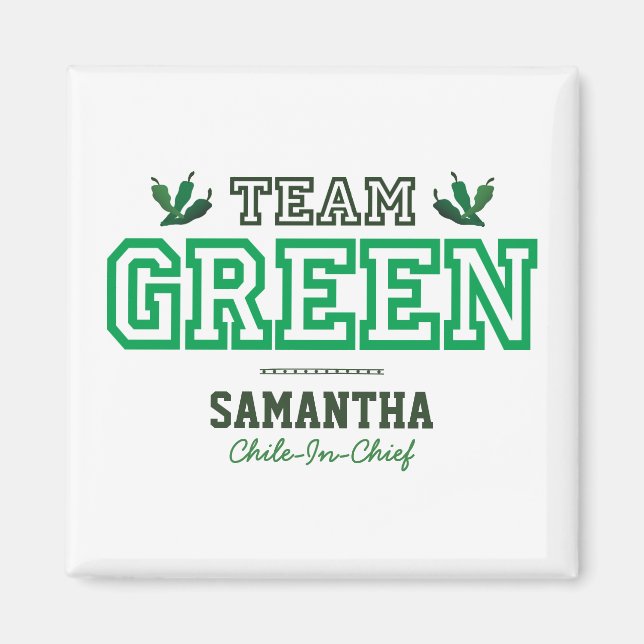 Imã TEAM GREEN Member (Frente)