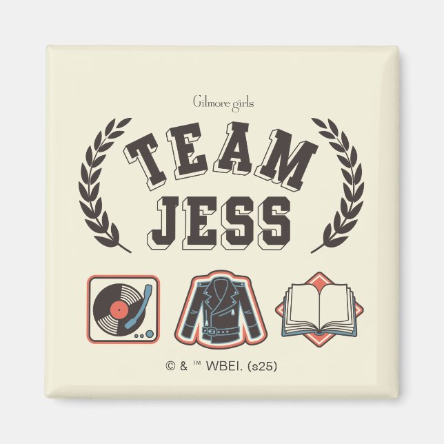 Imã Team Jess Gilmore Girls Design (Frente)