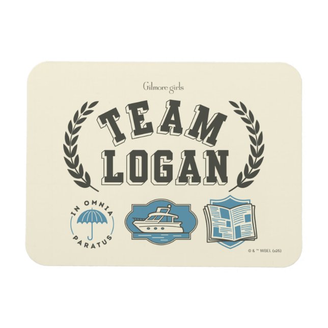 Ímã Team Logan Gilmore Girls Design (Horizontal)