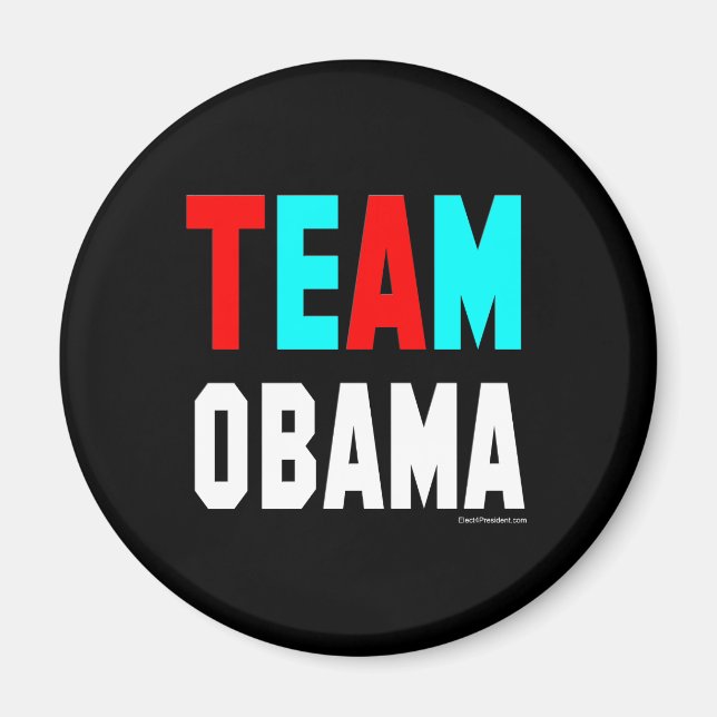 Imã Team Obama Magnet (Frente)