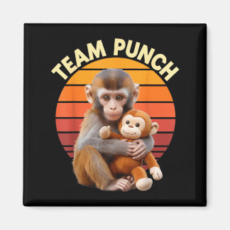 Imã Team Punch Monkey Plush Retro Sun