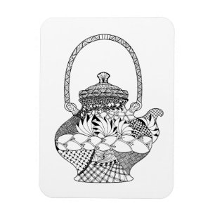 Ímã Teapot Doodle