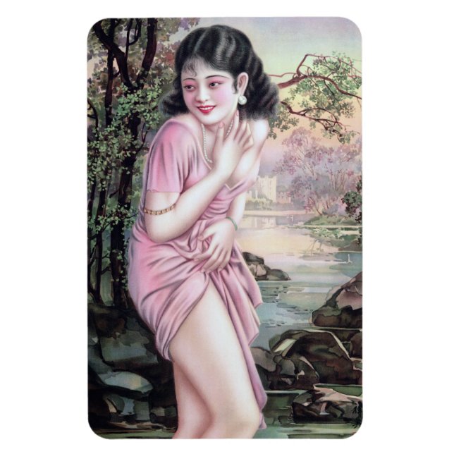 Ímã Teasin Stream Oasis por Shanghai China Girl (Vertical)