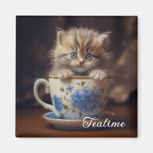 Imã Teatime Kitten Magnet