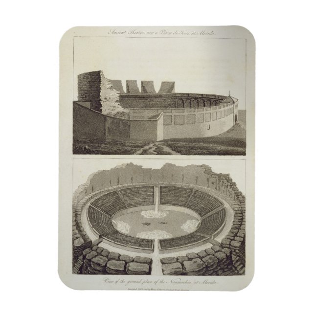 Ímã Teatro antigo, agora Plaza de Toros, e uma Visão (Vertical)
