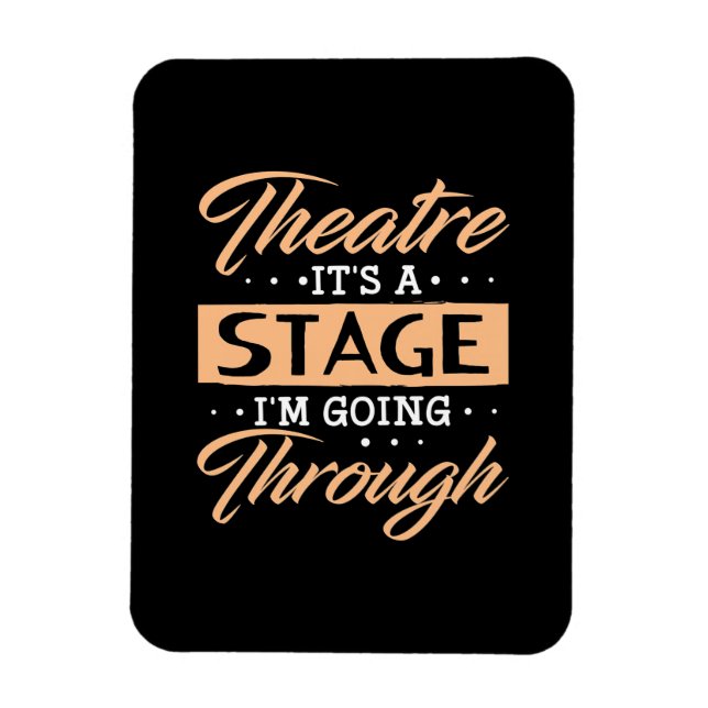 Ímã Teatro É Um Ator Palco Que Está Passando (Vertical)