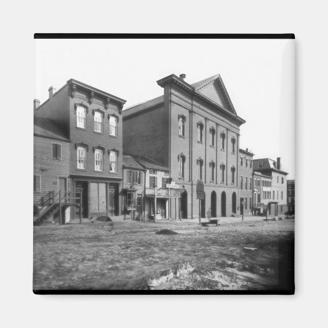 Imã Teatro Ford na época de Lincoln. Washington, D.C. (Frente)