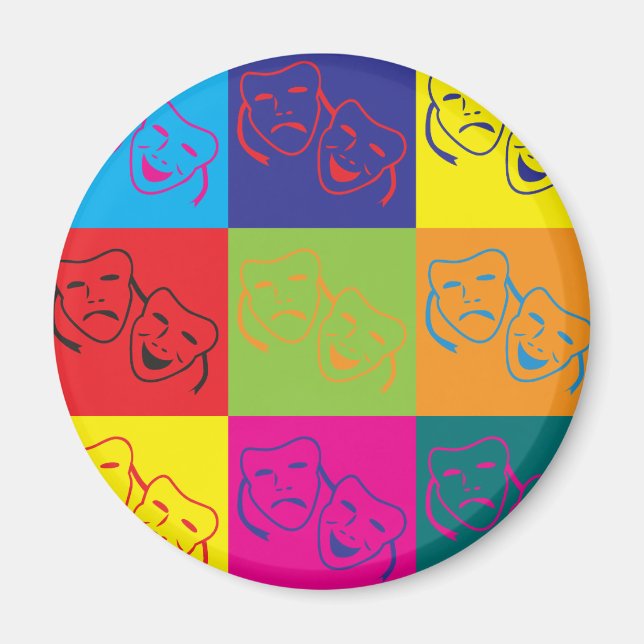 Imã Teatro Pop Art (Frente)