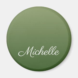 Imã Tecla verde personalizada