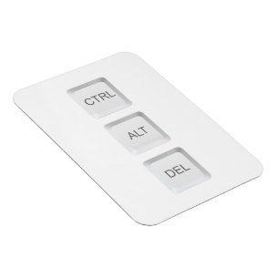 Ímã Teclado do computador DEL CTRL ALT ALT do Slippery