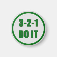 Teclado Motivacional 3-2-1 DO IT Verde Simples